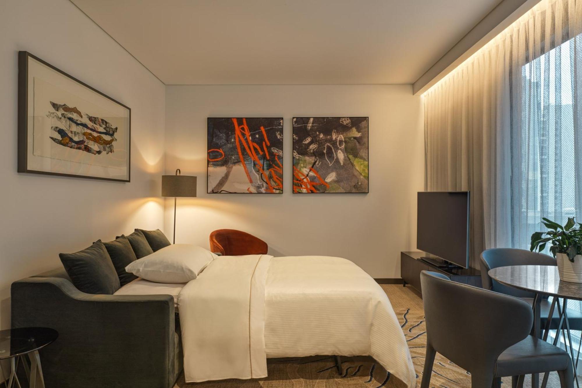 The Westin Brisbane Ξενοδοχείο Εξωτερικό φωτογραφία A bedroom at the hotel